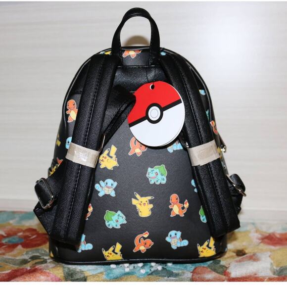 Loungefly Pokemon Starters Backpack - Picture 3 of 4